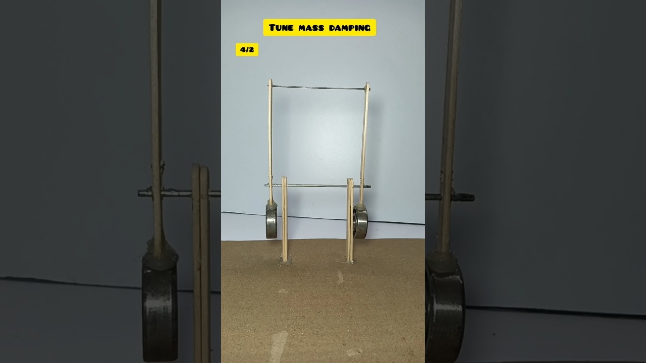 Figure 3: Working Model Setup, Scientific Diagram & Project Prototype for Shake Table Tuned Mass Damper Skyscraper Model