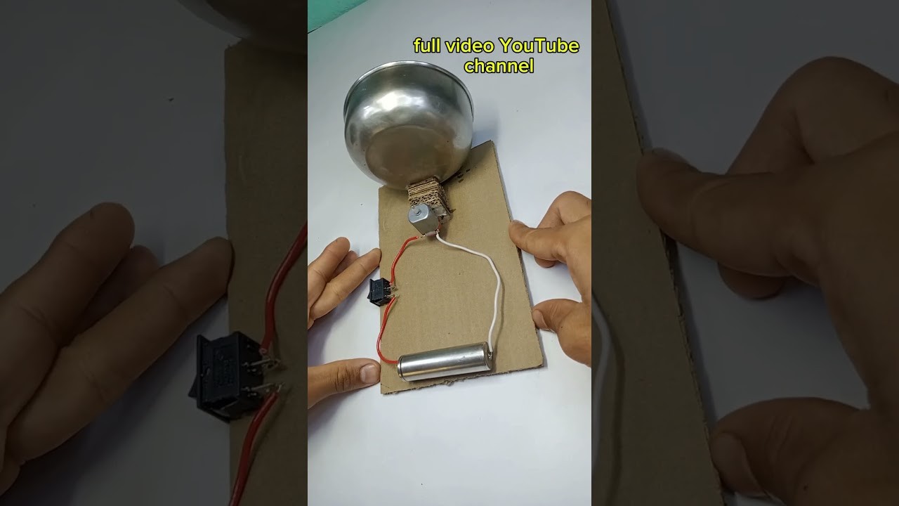 Figure 1: Working Model Setup, Scientific Diagram & Project Prototype for Simple Electric Bell Working Model