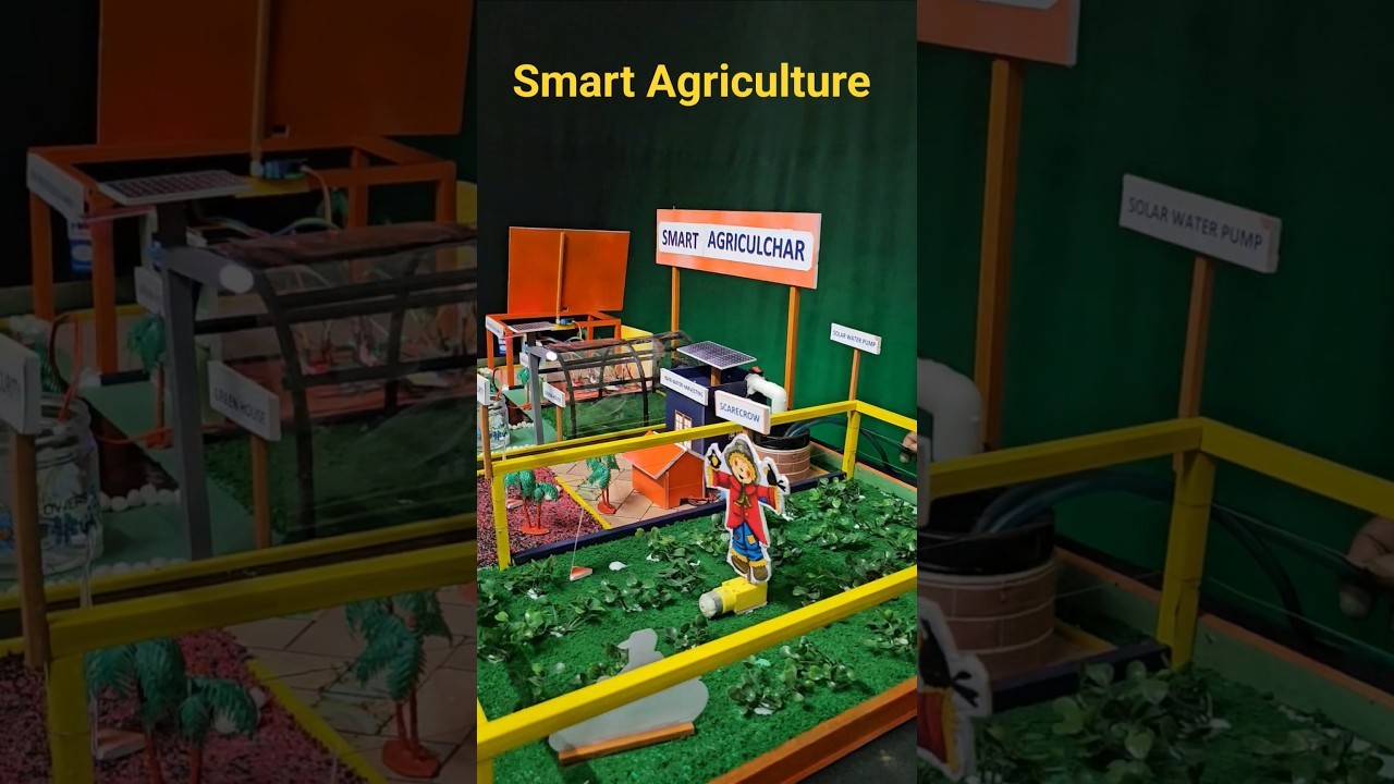 Figure 4: Working Model Setup, Scientific Diagram & Project Prototype for Smart Agriculture Working Model For Science Exhibition
