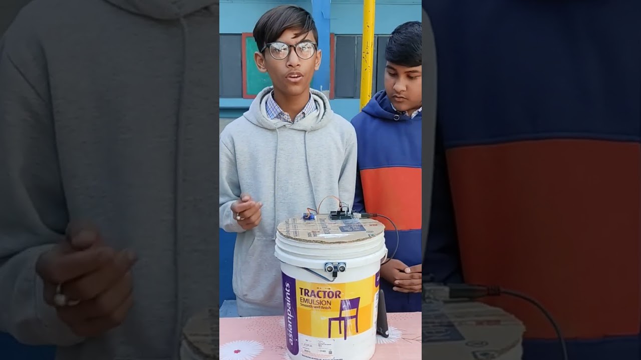 Figure 3: Working Model Setup, Scientific Diagram & Project Prototype for Smart Dustbin Working Model Using Ultrasonic Sensor