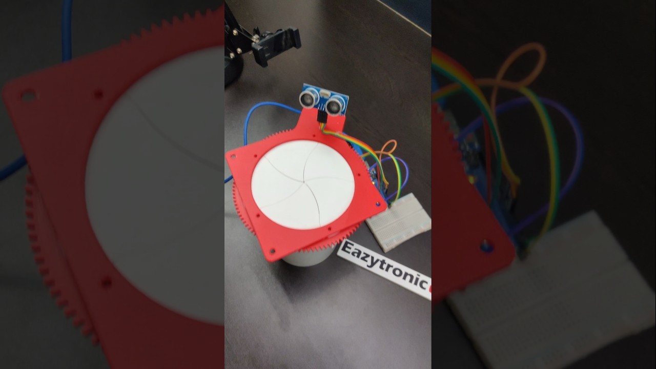 Figure 4: Working Model Setup, Scientific Diagram & Project Prototype for Smart Dustbin Working Model Using Ultrasonic Sensor