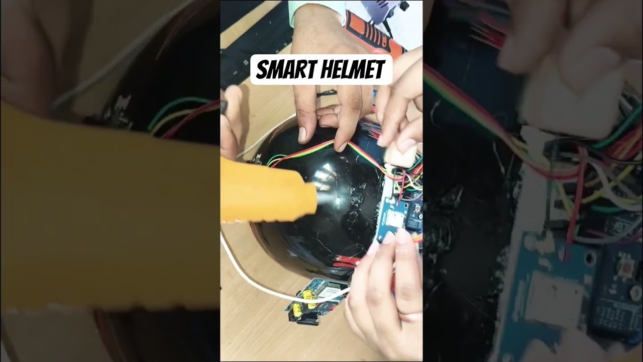 Figure 2: Working Model Setup, Scientific Diagram & Project Prototype for Smart Helmet Alcohol Breath Lock Bike Ignition Model