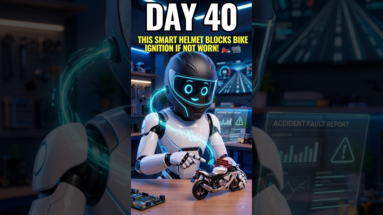 Figure 3: Working Model Setup, Scientific Diagram & Project Prototype for Smart Helmet For Bike Safety Working Model