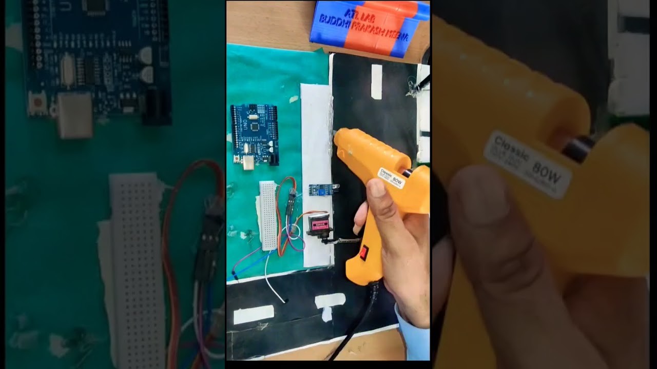 Figure 2: Working Model Setup, Scientific Diagram & Project Prototype for Smart Traffic Management System Using Density Sensors