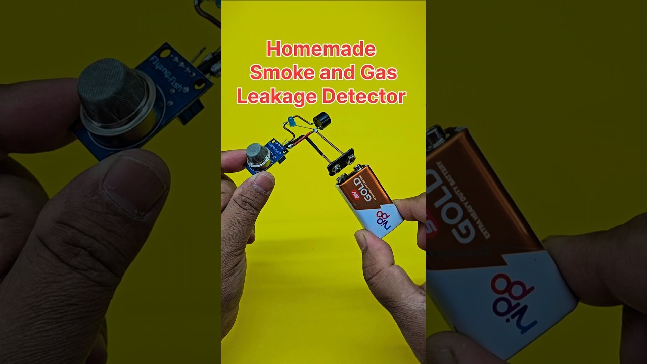 Figure 2: Working Model Setup, Scientific Diagram & Project Prototype for Smoke And Gas Leakage Detector Working Model Using Mq2