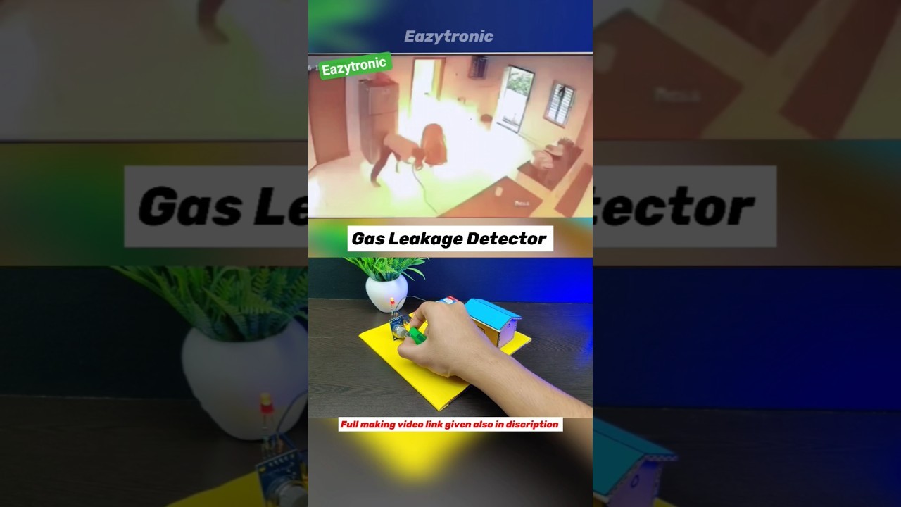 Figure 4: Working Model Setup, Scientific Diagram & Project Prototype for Smoke And Gas Leakage Detector Working Model Using Mq2