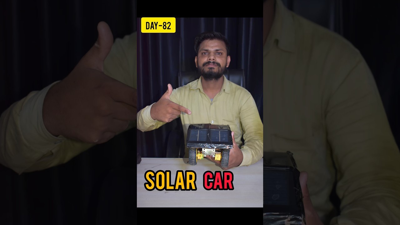 Figure 1: Working Model Setup, Scientific Diagram & Project Prototype for Solar Car Working Model Science Exhibition