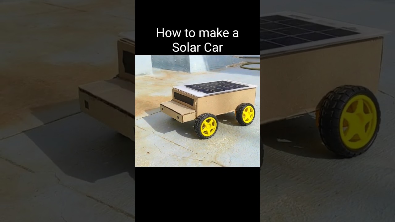 Figure 4: Working Model Setup, Scientific Diagram & Project Prototype for Solar Car Working Model Science Exhibition