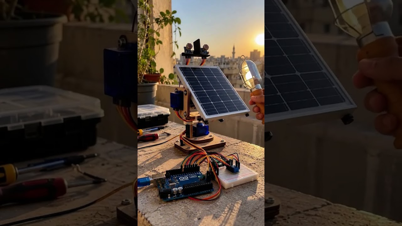Figure 1: Working Model Setup, Scientific Diagram & Project Prototype for Solar Panel Sun Intensity Meter Analog Galvanometer