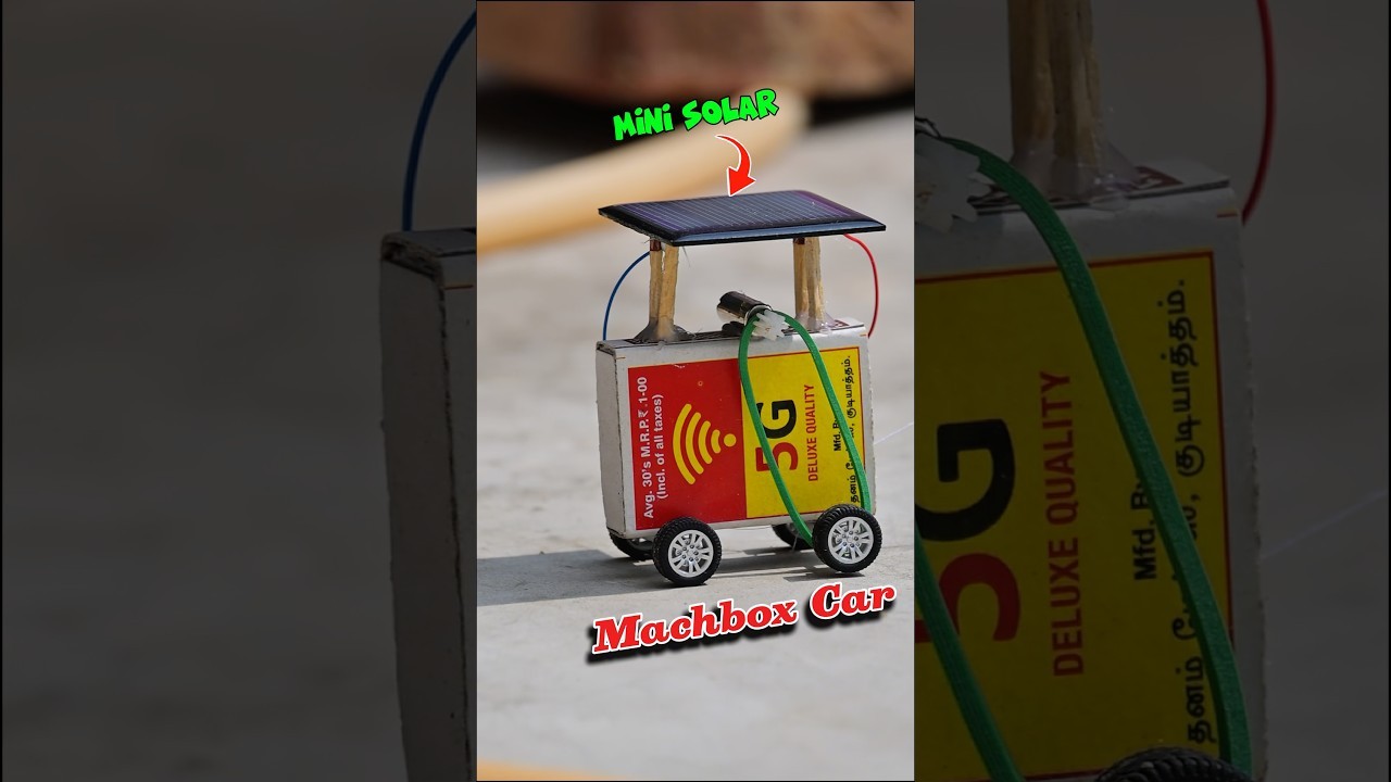 Figure 4: Working Model Setup, Scientific Diagram & Project Prototype for Solar Panel Working Model With Battery