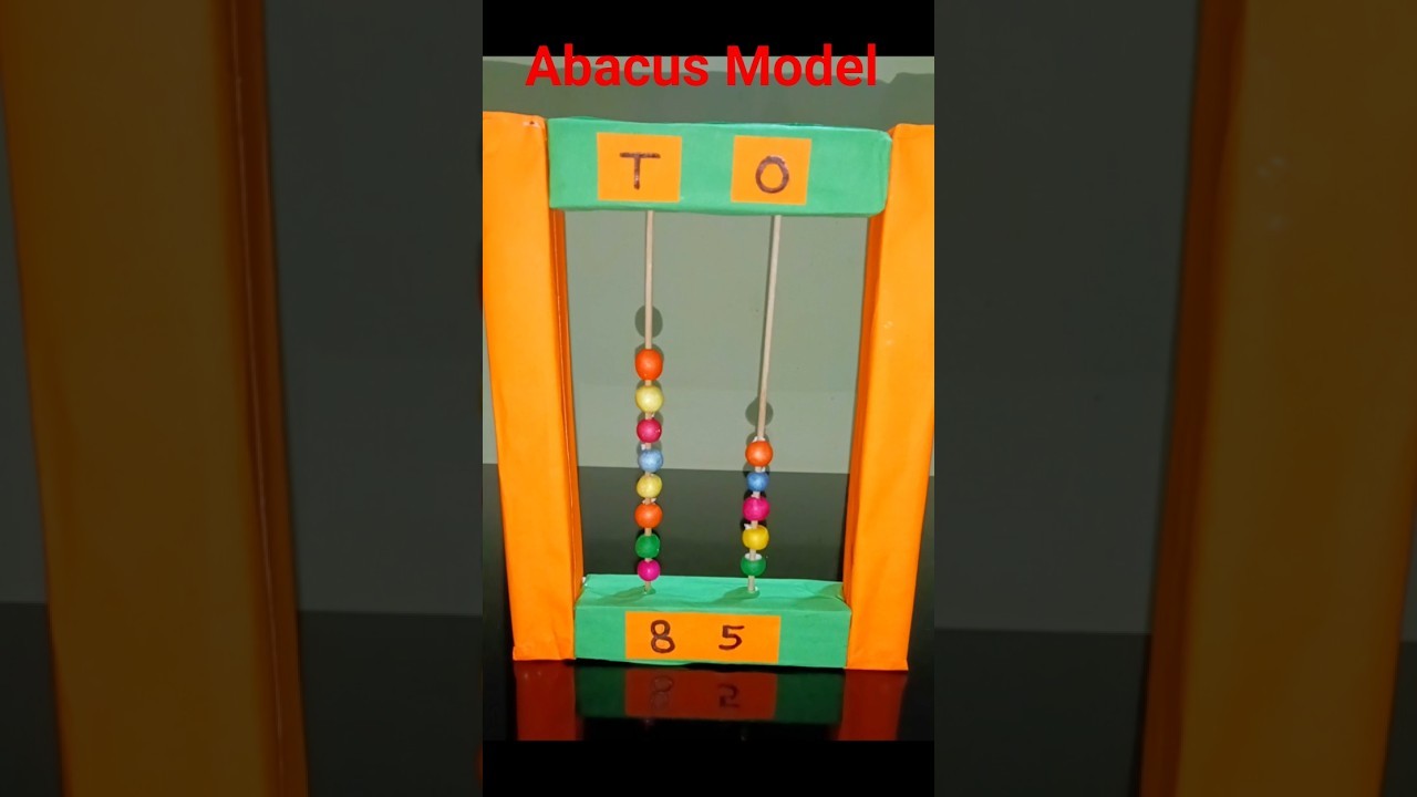 Figure 1: Working Model Setup, Scientific Diagram & Project Prototype for Soroban Japanese Abacus Place Value Computing Frame