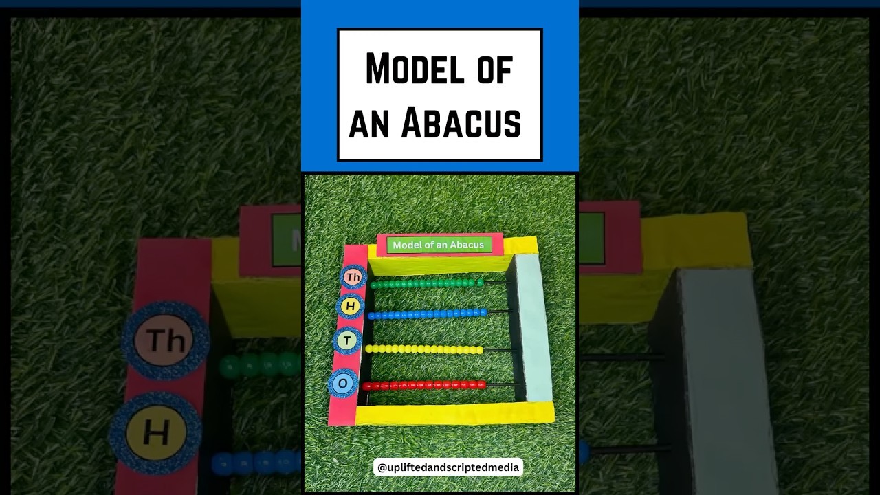 Figure 3: Working Model Setup, Scientific Diagram & Project Prototype for Soroban Japanese Abacus Place Value Computing Frame