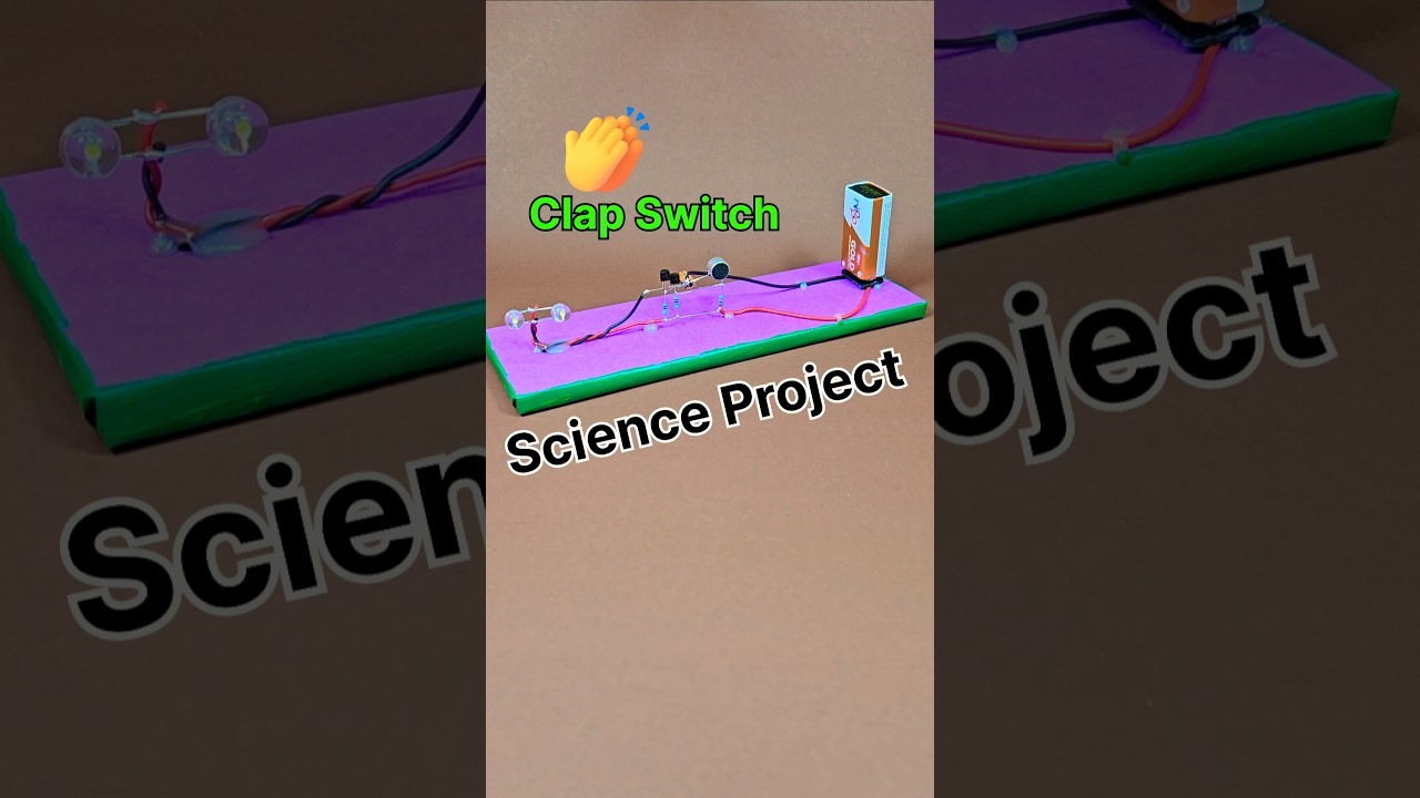 Figure 3: Working Model Setup, Scientific Diagram & Project Prototype for Sound Operated Clap Switch Flip Flop Circuit Model
