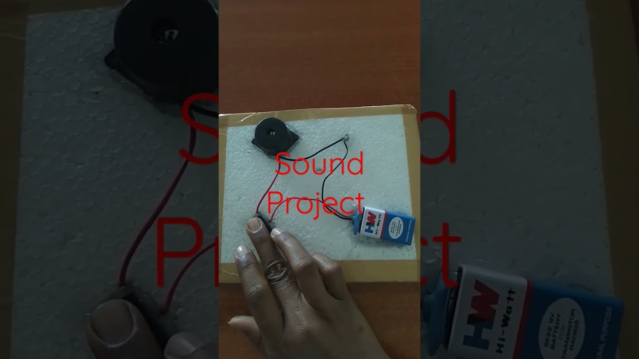 Figure 4: Working Model Setup, Scientific Diagram & Project Prototype for Sound Travels In Medium Working Model