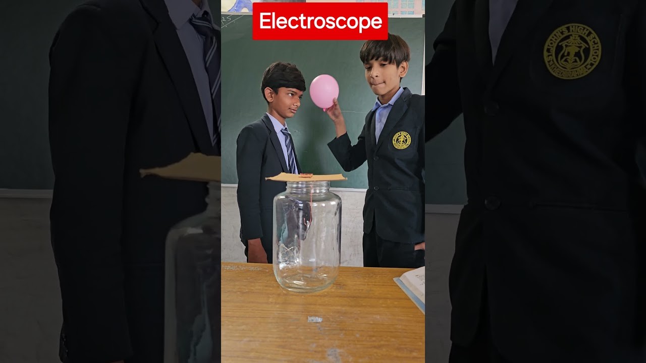 Figure 2: Working Model Setup, Scientific Diagram & Project Prototype for Static Electricity Electroscope Fet Transistor Amplifier