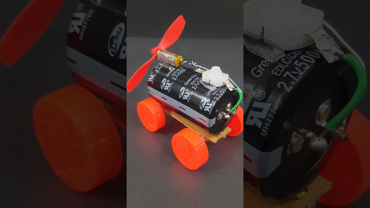 Figure 3: Working Model Setup, Scientific Diagram & Project Prototype for Supercapacitor Activated Carbon Quick Charging Model