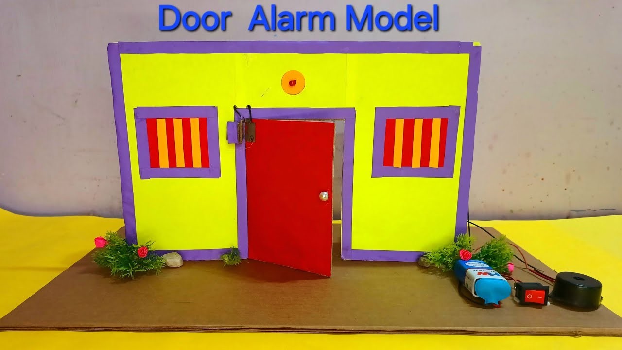 Figure 2: Working Model Setup, Scientific Diagram & Project Prototype for Supermarket Anti Shoplifting Magnetic Strip Gate Model