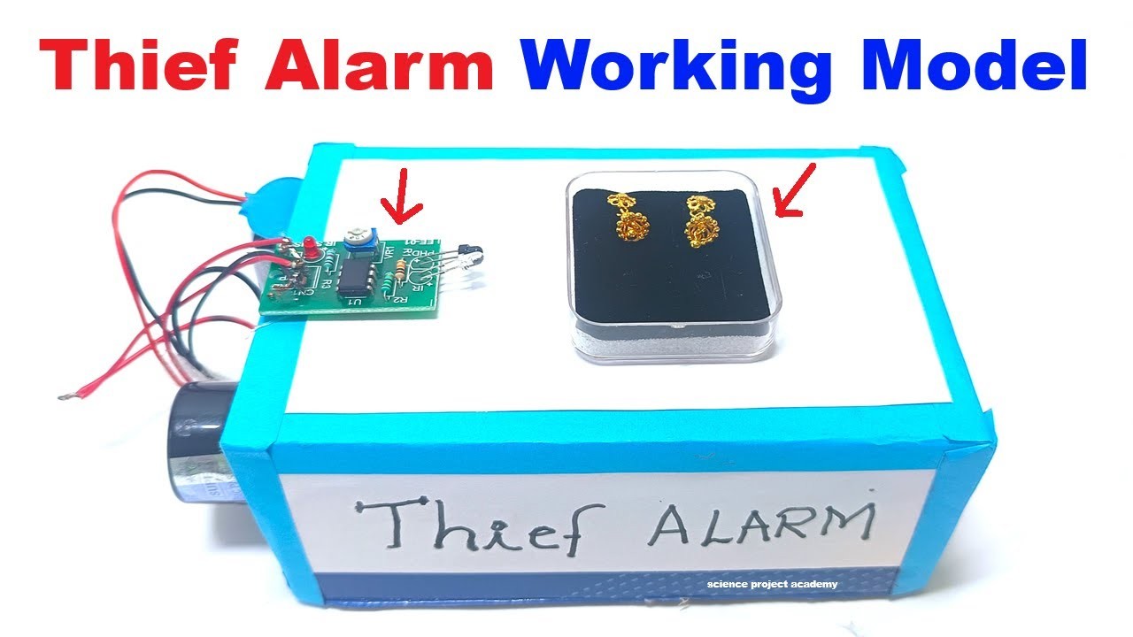 Figure 3: Working Model Setup, Scientific Diagram & Project Prototype for Supermarket Anti Shoplifting Magnetic Strip Gate Model