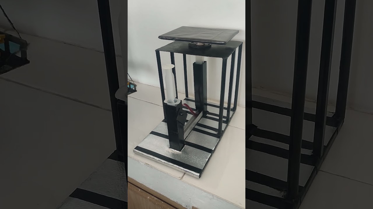 Figure 1: Working Model Setup, Scientific Diagram & Project Prototype for Terminal Velocity And Stoke's Law Working Model