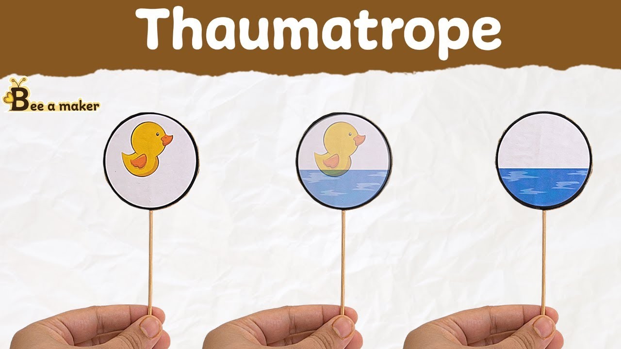 Figure 3: Working Model Setup, Scientific Diagram & Project Prototype for Thaumatrope And Zoetrope Optical Animation Model