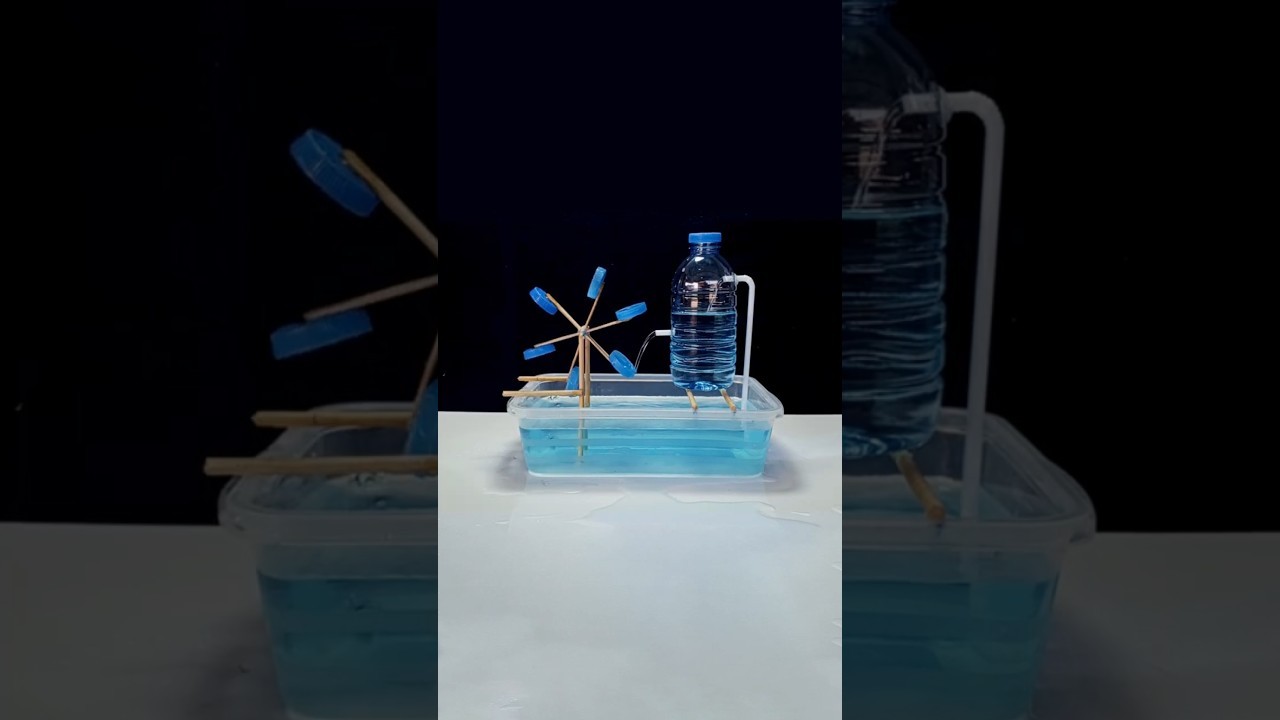 Figure 3: Working Model Setup, Scientific Diagram & Project Prototype for Tidal Stream Dual Rotor Submerged Turbine Model