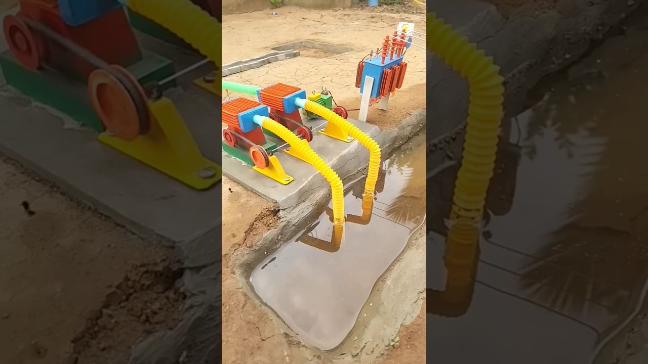Figure 1: Working Model Setup, Scientific Diagram & Project Prototype for Torricelli Efflux Water Tank Trajectory Model