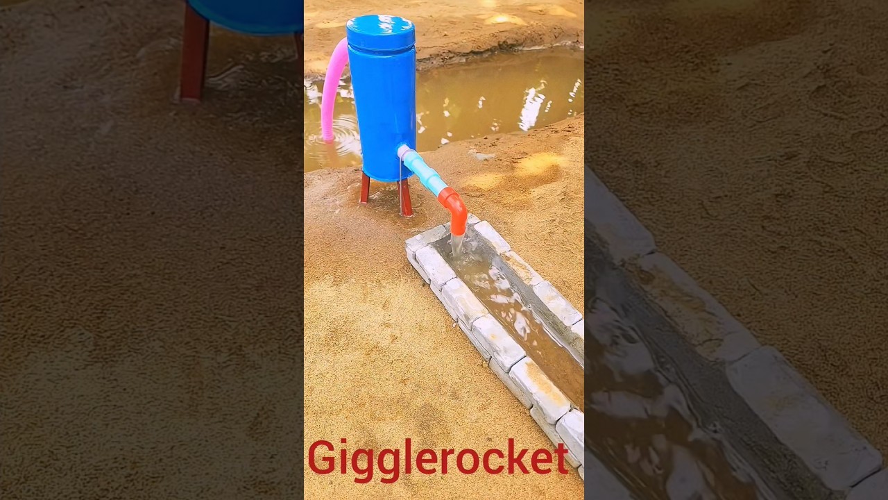 Figure 3: Working Model Setup, Scientific Diagram & Project Prototype for Torricelli Efflux Water Tank Trajectory Model