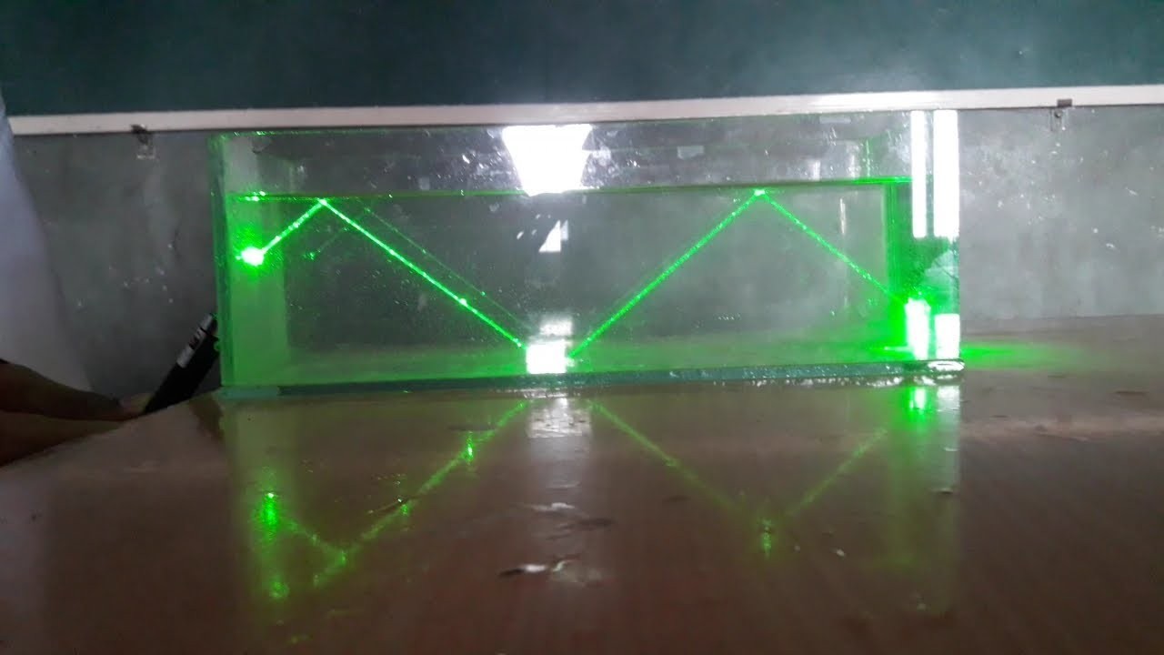 Figure 3: Working Model Setup, Scientific Diagram & Project Prototype for Total Internal Reflection Laser Stream Fountain Model