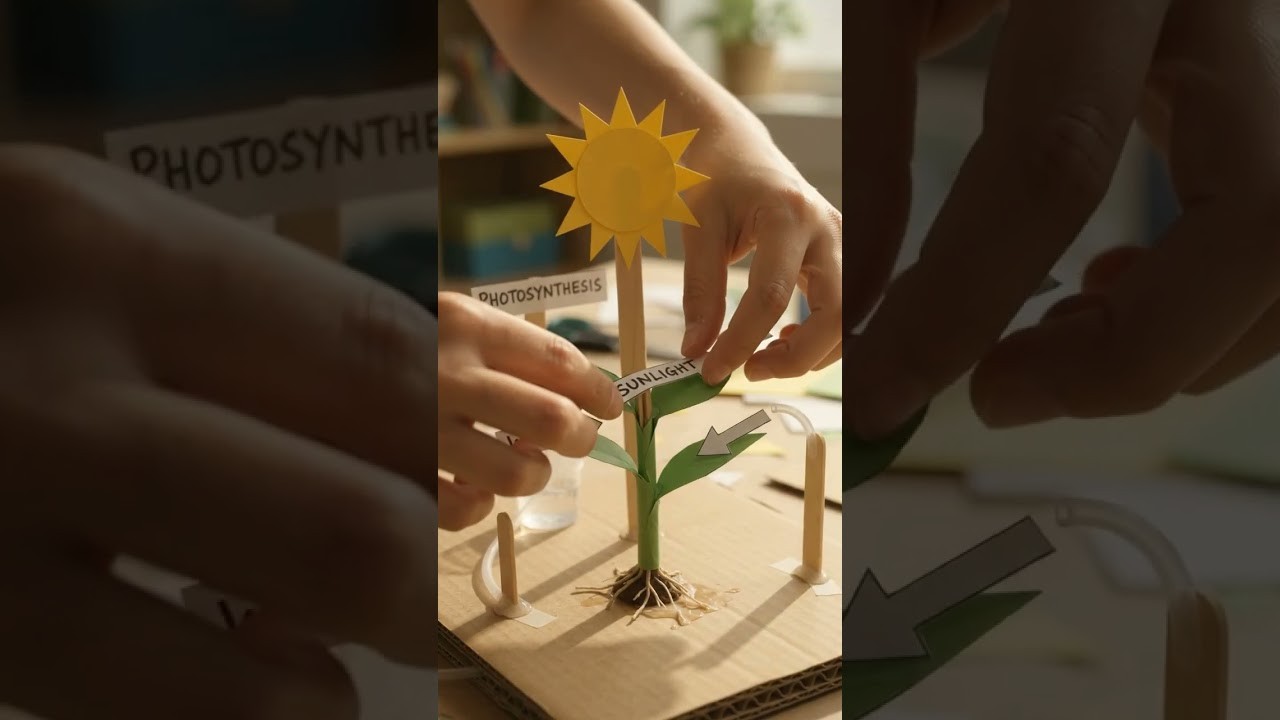 Figure 4: Working Model Setup, Scientific Diagram & Project Prototype for Transpiration In Plants Working Model