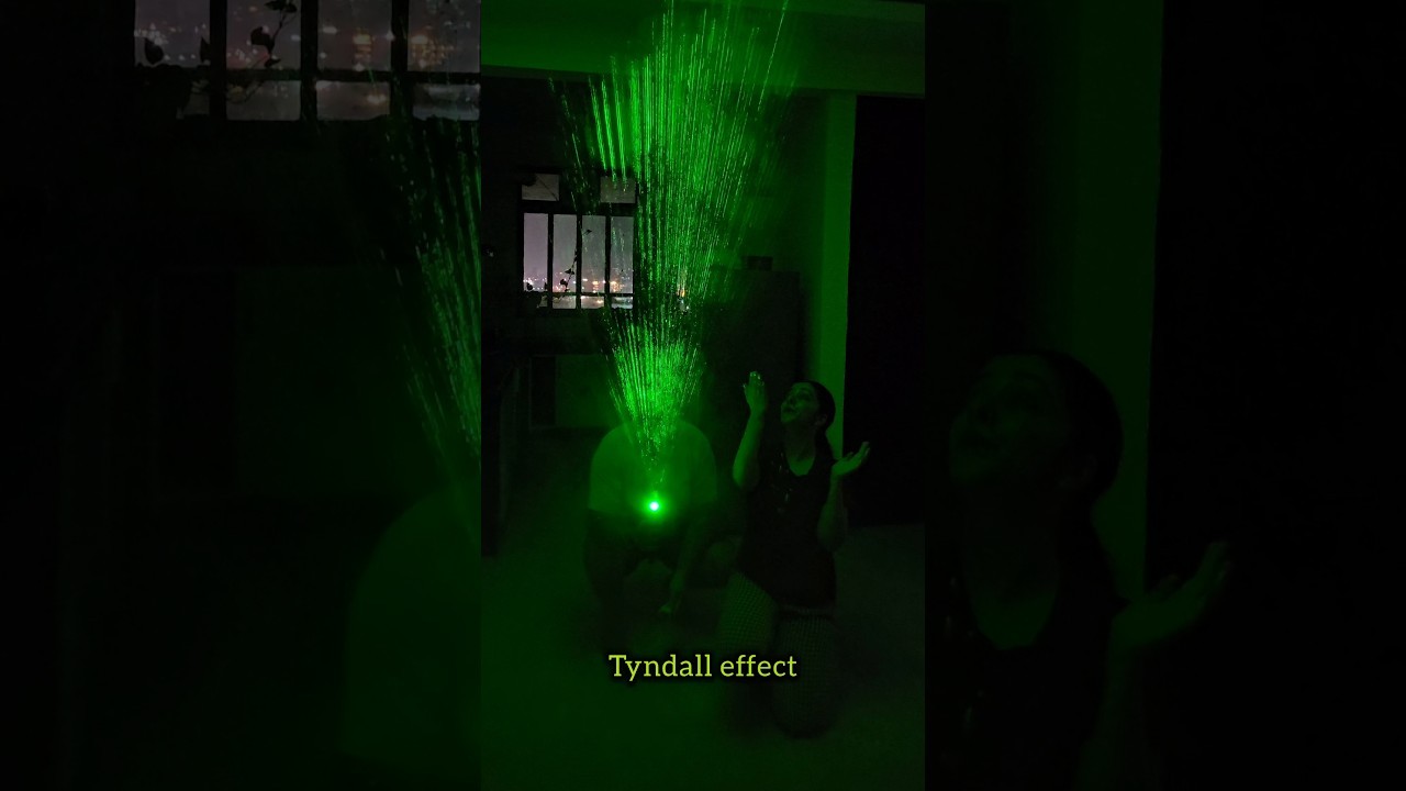Figure 3: Working Model Setup, Scientific Diagram & Project Prototype for Tyndall Effect Working Model With Laser And Smoke