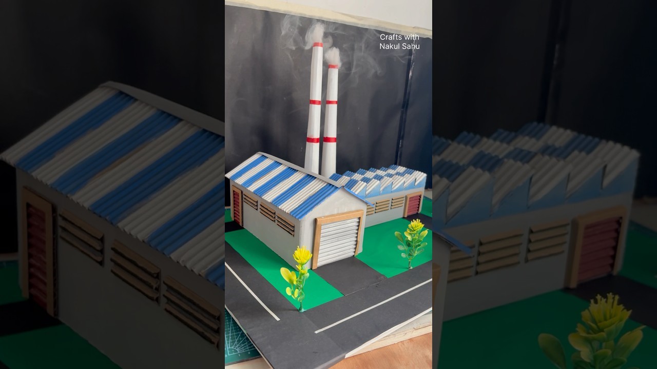 Figure 1: Working Model Setup, Scientific Diagram & Project Prototype for Types Of Pollution Working Model