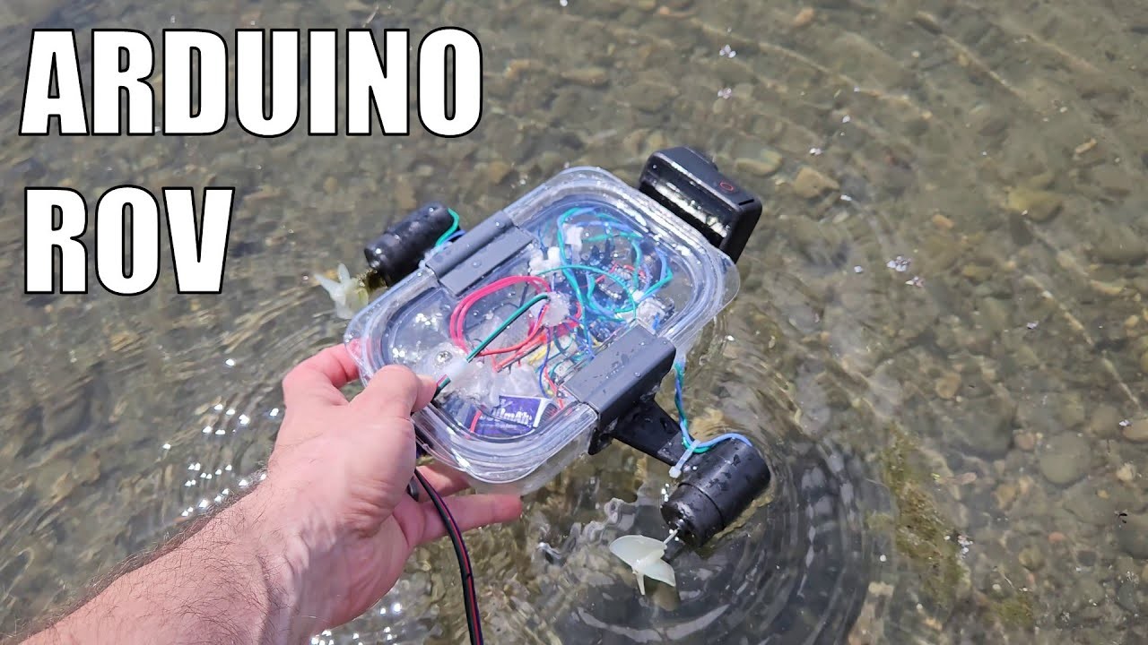 Figure 2: Working Model Setup, Scientific Diagram & Project Prototype for Underwater Remotely Operated Vehicle Rov Thruster Model