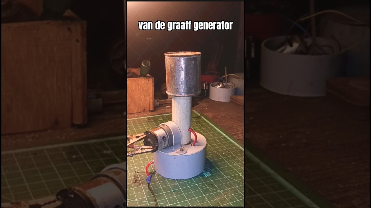 Figure 2: Working Model Setup, Scientific Diagram & Project Prototype for Van De Graaff Generator Working Model