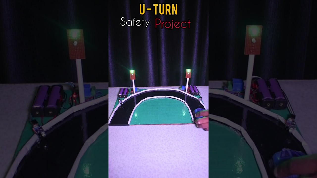 Figure 1: Working Model Setup, Scientific Diagram & Project Prototype for Vehicle Tilt Overturn Warning System Mercury Switch