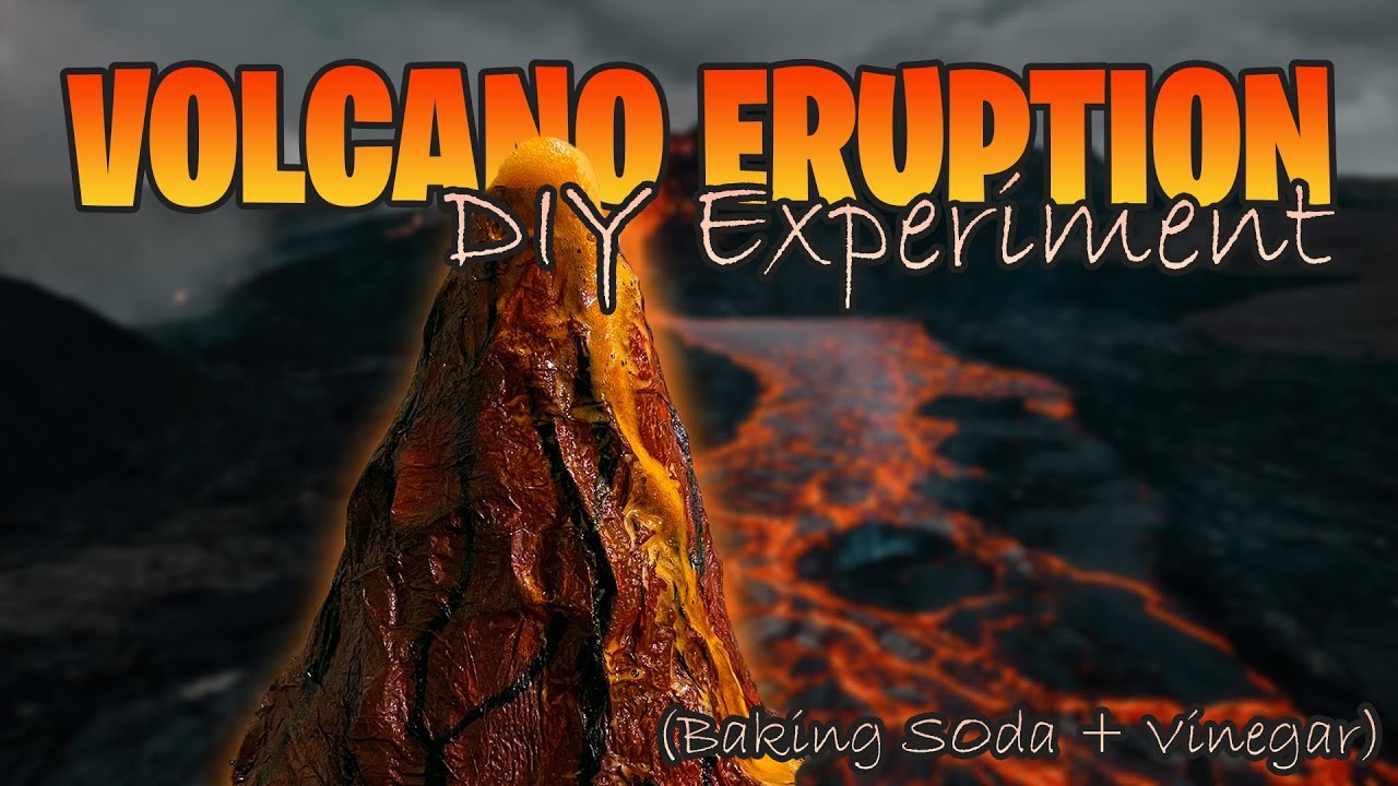 Figure 3: Working Model Setup, Scientific Diagram & Project Prototype for Volcano Eruption Working Model Using Baking Soda