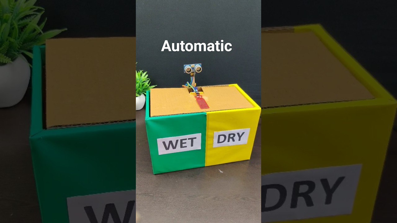 Figure 2: Working Model Setup, Scientific Diagram & Project Prototype for Waste Management Working Model