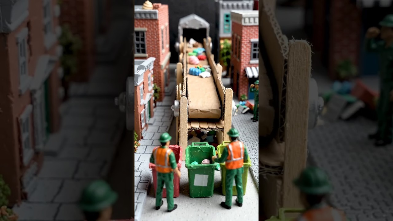Figure 3: Working Model Setup, Scientific Diagram & Project Prototype for Waste Management Working Model