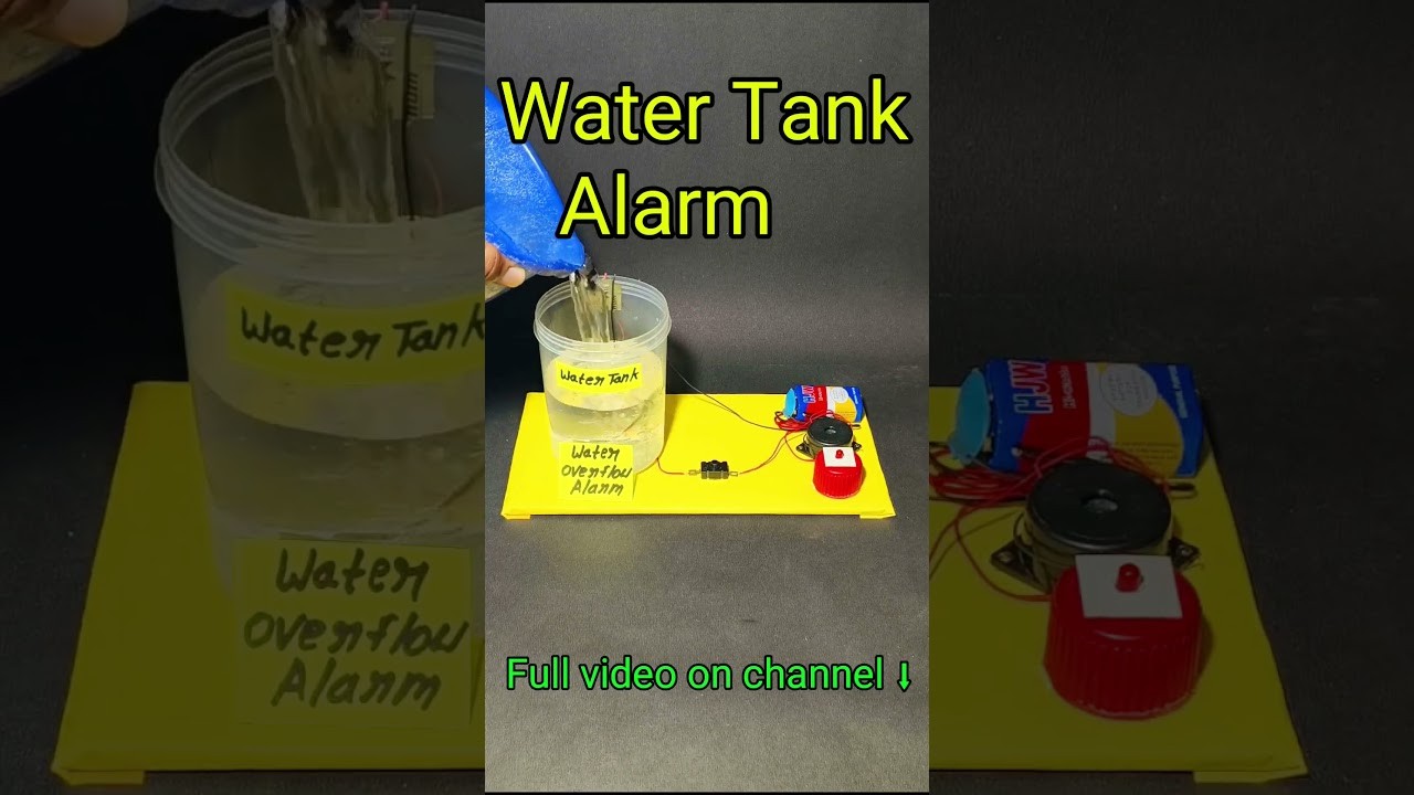 Figure 3: Working Model Setup, Scientific Diagram & Project Prototype for Water Overflow Cutoff Alarm Using 555 Timer Model