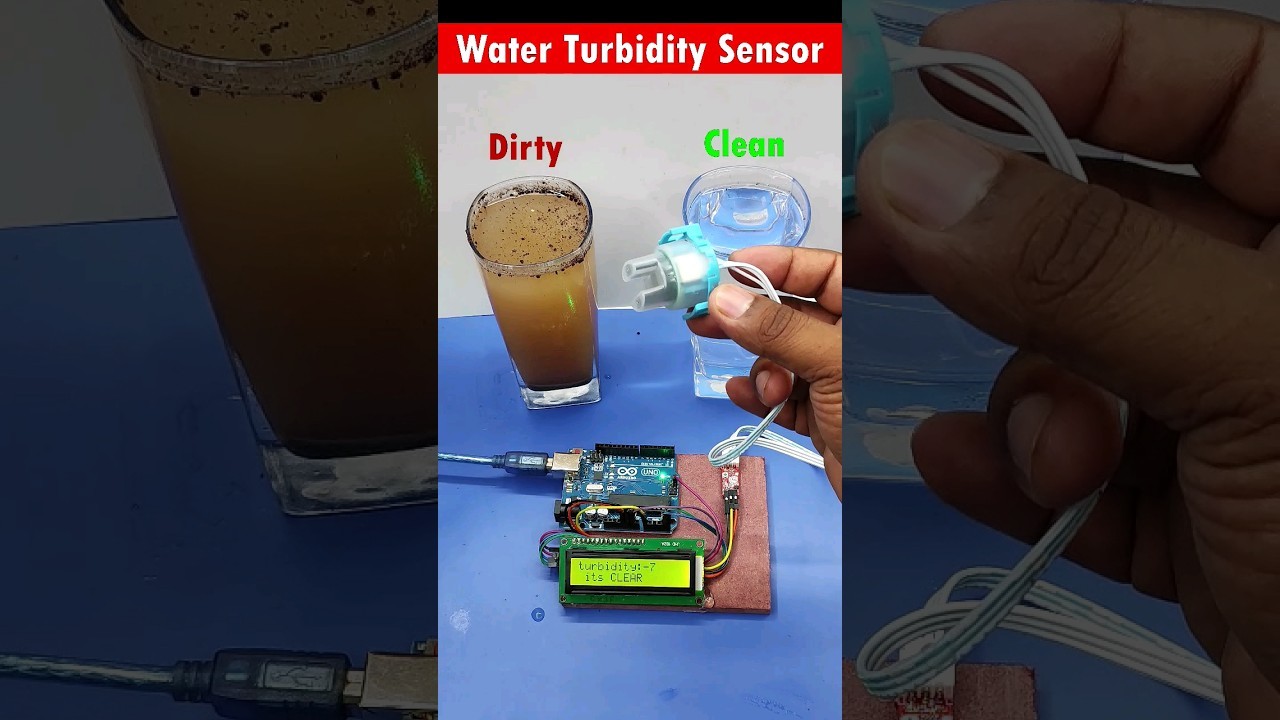 Figure 1: Working Model Setup, Scientific Diagram & Project Prototype for Water Turbidity Detection Working Model