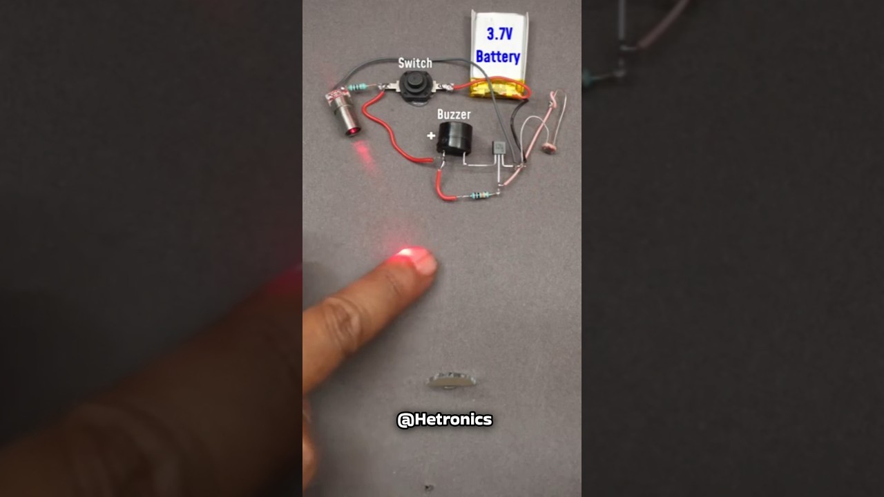 Figure 2: Working Model Setup, Scientific Diagram & Project Prototype for Window Glass Laser Listening Eavesdropping Detector Model