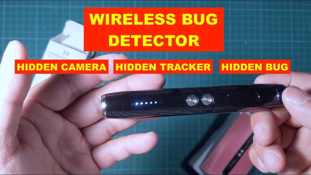 Figure 1: Working Model Setup, Scientific Diagram & Project Prototype for Wireless Bug Detector Hidden Camera Rf Scanner Model