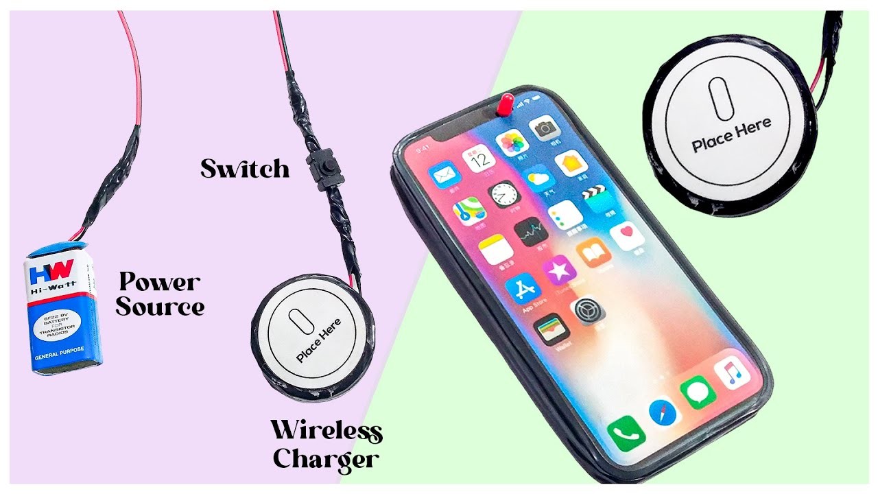 Figure 3: Working Model Setup, Scientific Diagram & Project Prototype for Wireless Mobile Charger Working Model Using Magnetic Resonance