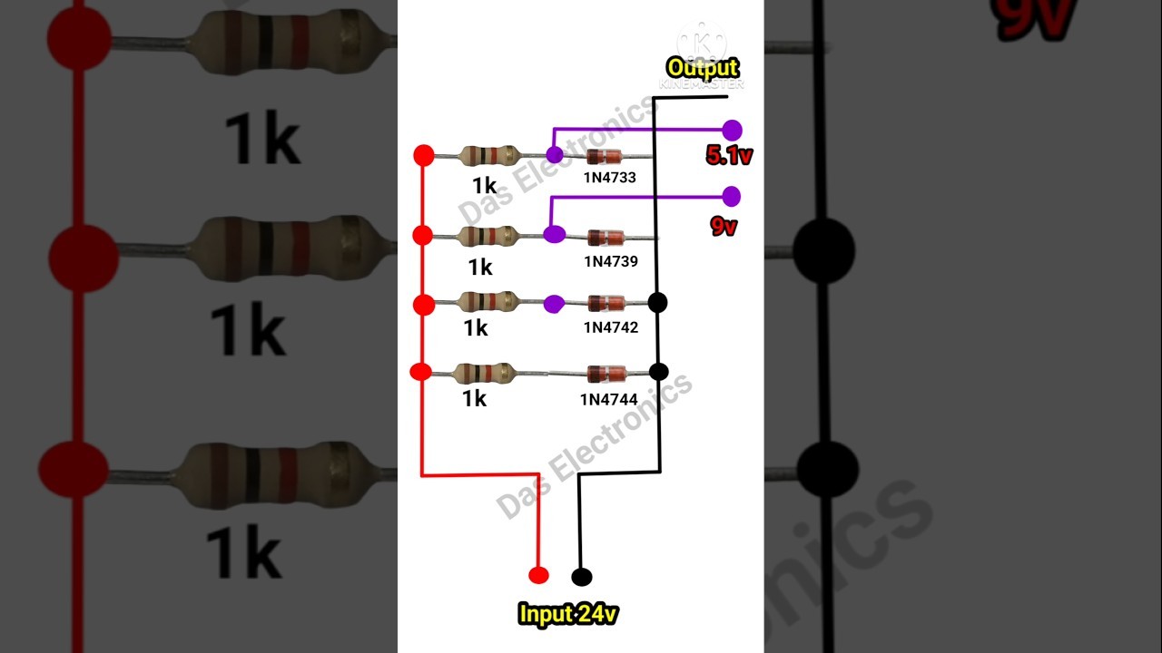 Figure 1: Working Model Setup, Scientific Diagram & Project Prototype for Zener Diode As Voltage Regulator Working Model
