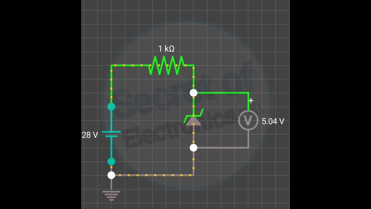 Figure 3: Working Model Setup, Scientific Diagram & Project Prototype for Zener Diode As Voltage Regulator Working Model