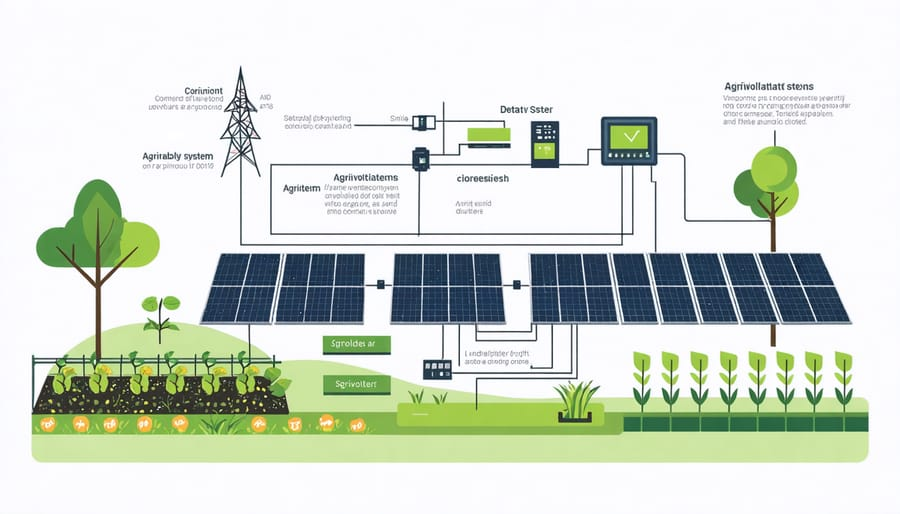 Figure 1: System Model, Architecture & Empirical Results for Agrovoltaic Solar Project For Agricultural Engineering