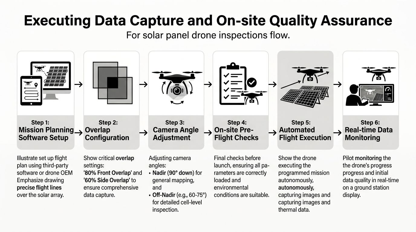 Figure 1: System Model, Architecture & Empirical Results for Autonomous Solar Panel Inspection Drone Project