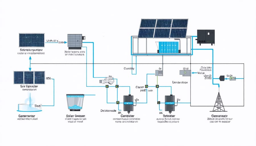 Figure 1: System Model, Architecture & Empirical Results for Solar Atmospheric Water Generator Project