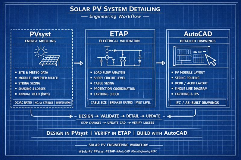 Figure 2: System Model, Architecture & Empirical Results for Solar Pv Array Modeling In Pvsyst Software