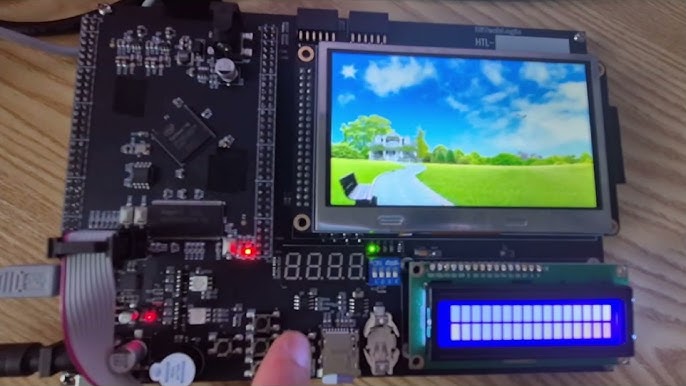 AMD Vitis HLS simulation waveform screen for DCT Module for Image Compression