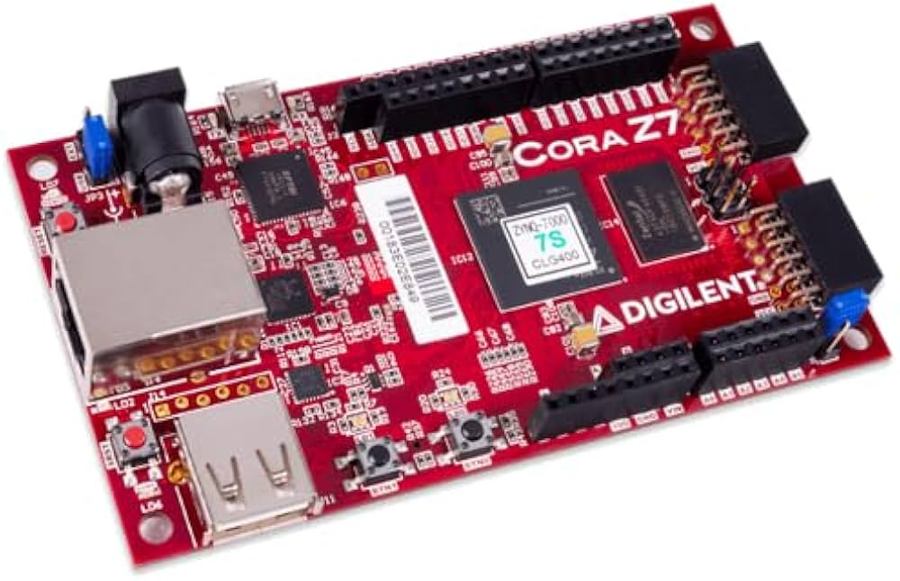 AMD Vitis HLS simulation waveform screen for Edge AI Inference Accelerator on FPGA